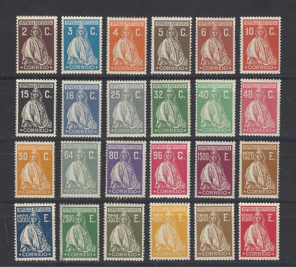 Πορτογαλία 1926 - Ολόκληρη η σειρά Ceres-Londres - Mundifil 396/419 #1.0