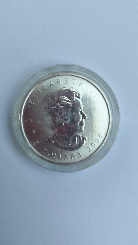 加拿大. 5 Dollars 2008 1 Oz  (沒有保留價) #2.1