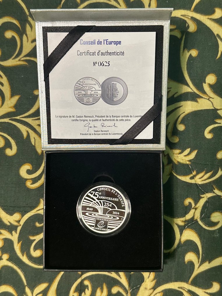 卢森堡. 25 Euro 2024 "Conseil de l'Europe" Proof  (没有保留价) #1.0
