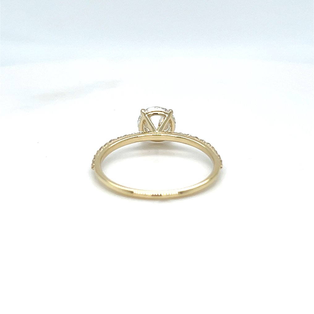 没有保留价 - 戒指 - 14K包金 黄金 -  1.24ct. tw. 钻石 (实验室培育) - 钻石 #3.2