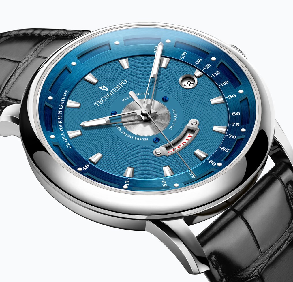 Tecnotempo - Automatic Pulsometer "Gradue Pour 30 Pulsations" - TT.50PS.BL - 沒有保留價 - 男士 - 2020+  #1.0