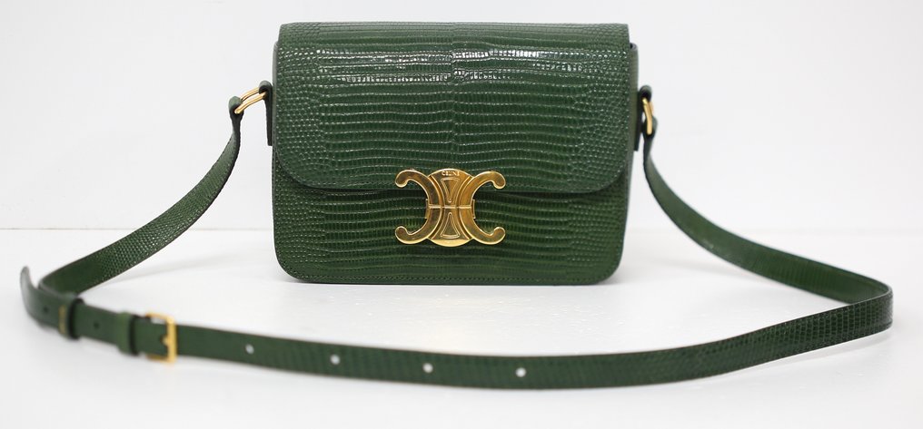 Céline - Teen Triomphe Lizard - Crossbody väska #2.1