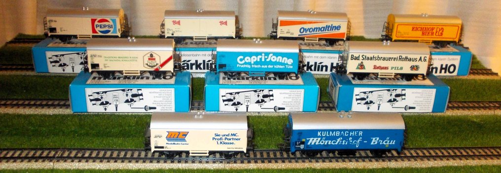 Märklin H0 - 4660, 4415 Somo, 4437, 4425, 4420, 4428, 4535, 4419 e altri - Βαγόνι τρένου μοντελισμού (8) #1.0