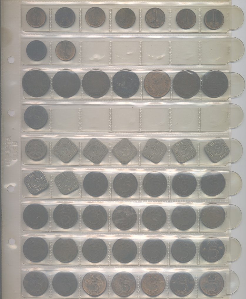 荷蘭. Collectie van 334 munten (1832/2001), waarvan 27 zilver. (沒有保留價) #3.2