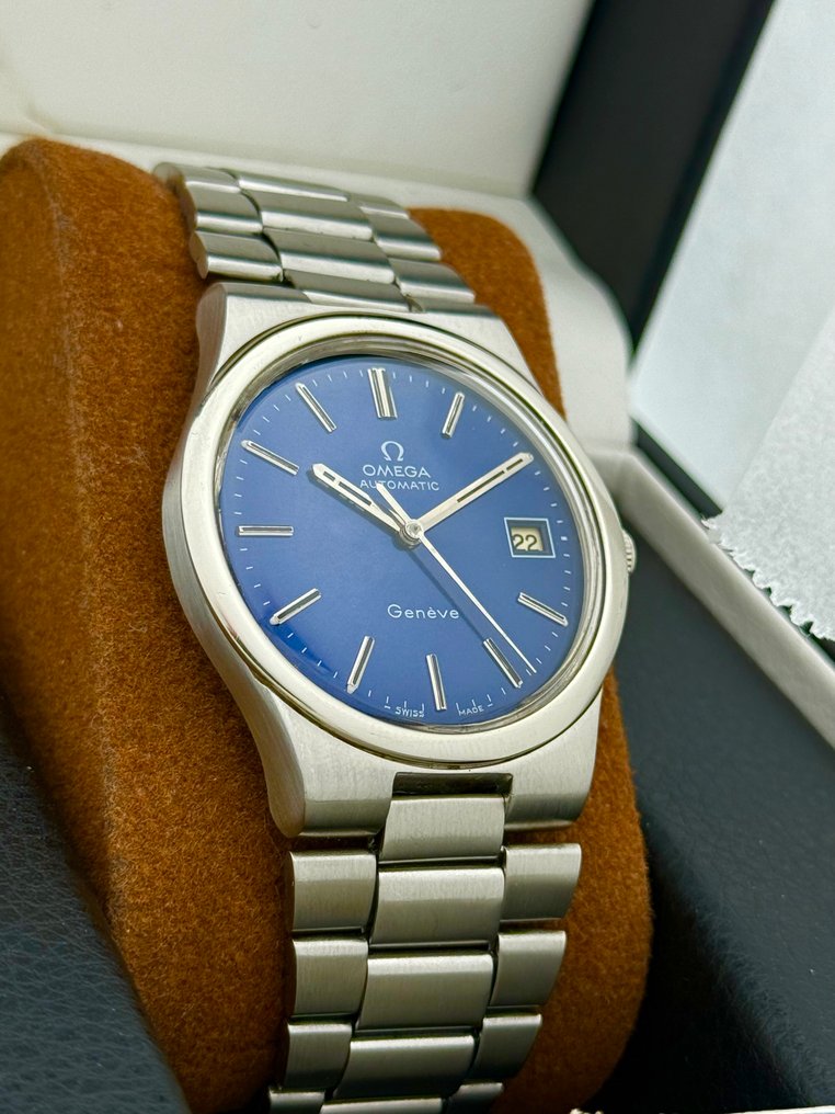 Omega - χωρίς τιμή ασφαλείας - Automatic Geneve Blue Dial Cal.1012 - 166.0173 - Άνδρες - 1975 #3.2