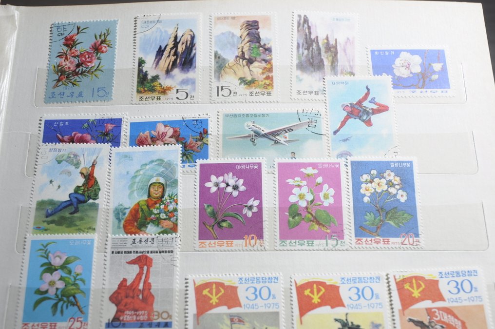 亚洲国家  - 收藏包括多个国家的邮票，堆叠在邮册中及其他（198张照片） #4.3