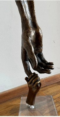 Lucio Oliveri - 雕塑, Insieme - 51 cm - 黄铜色, 亚克力玻璃 - 2007 #1.0