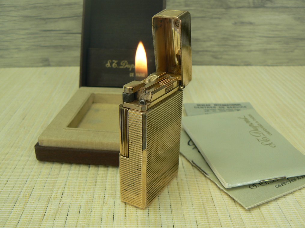 S.T. Dupont - Ligne 1 - 袖珍打火機 - 鍍金 #2.1