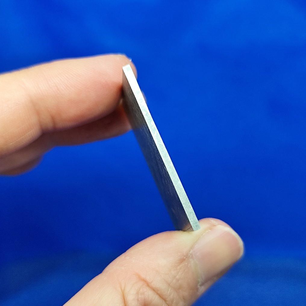 Μετεωρίτης σιδήρου GIBEON (Ναμίμπια, 1836) Φέτα - Widmanstätten Pattern - - 19.5 g #3.2