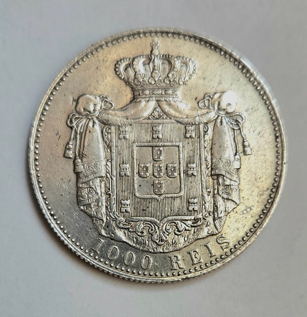 Portogallo. D. Carlos I. 1000 Reis 1899  (Senza prezzo di riserva) #3.2
