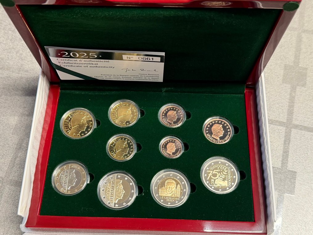 Luksemburg. Proof Set 2025 (incl. 2 euro "Grand Duke Henri" + "Schuman Declaration") #1.0