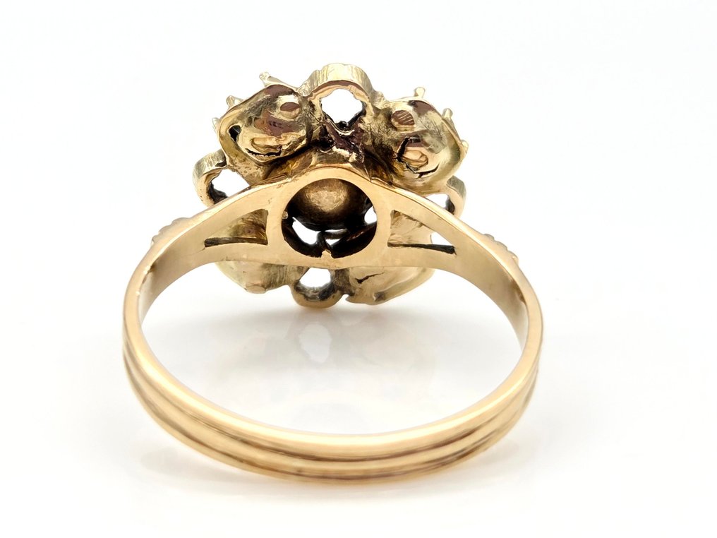 Δαχτυλίδι - 18 καράτια Κίτρινο χρυσό - 1.00ct. tw. Σμαράγδι #2.1