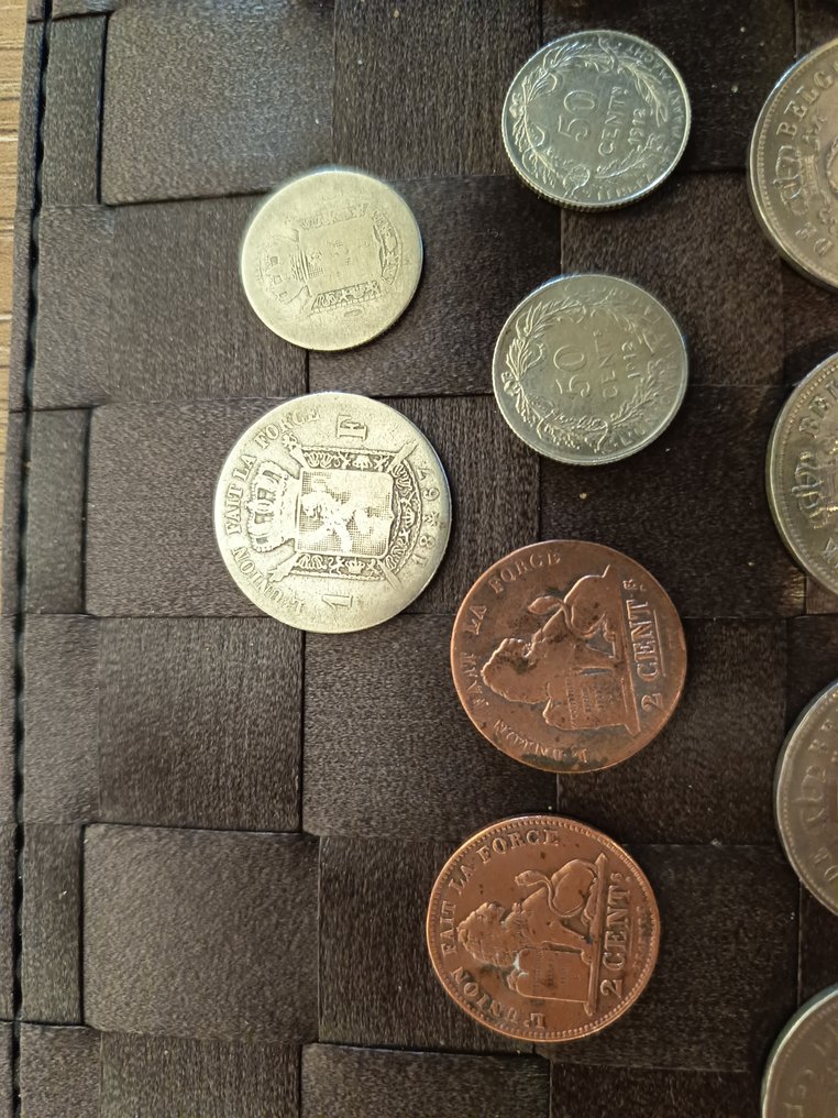 比利时. Lot de 20 pièces  (没有保留价) #1.0