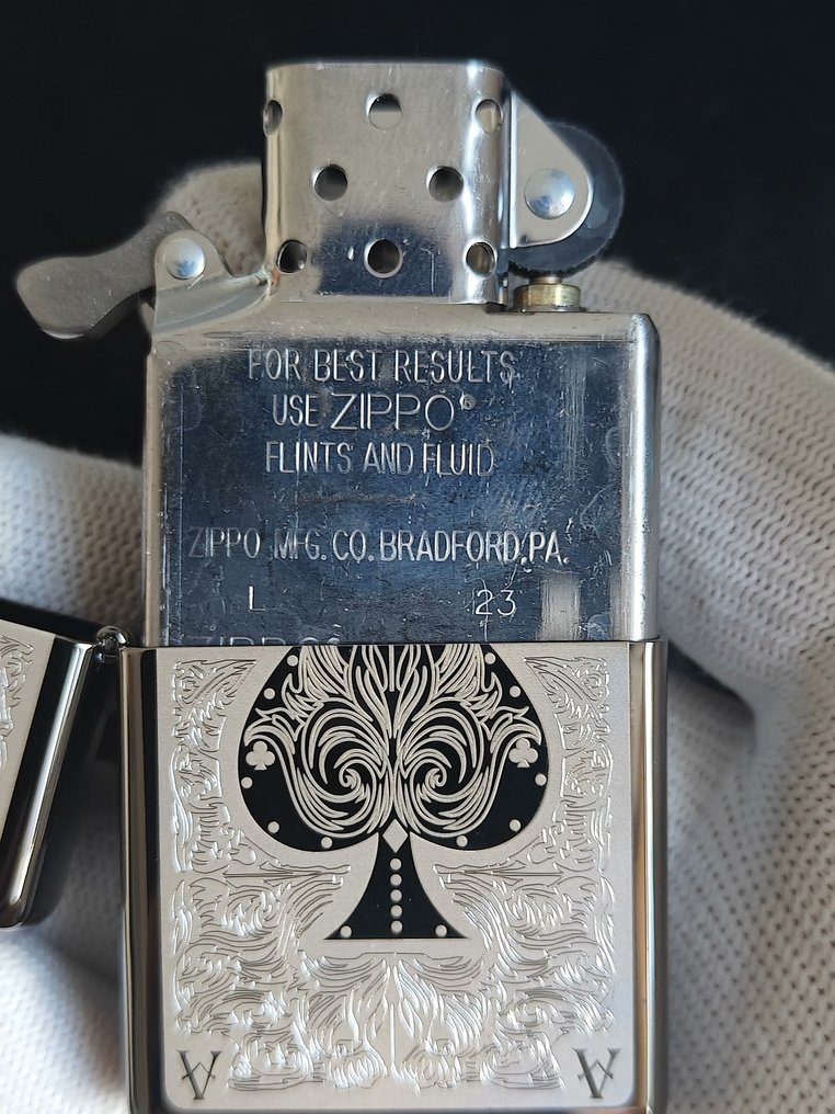 Zippo - Ace of Spades - χωρίς τιμή ασφαλείας - Αναπτήρας - Χάλυβας (ανοξείδωτος) #4.3
