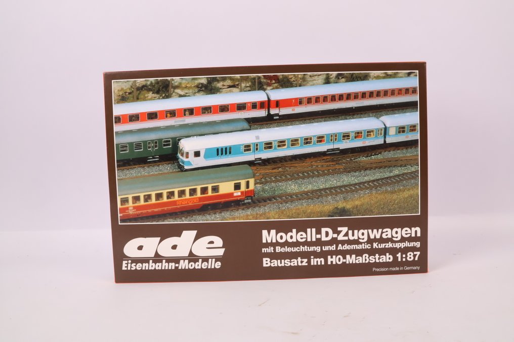 ADE H0 - 330103/4 - Επιβατικό τρένο μοντελισμού (1) - Πακέτο κατασκευής: D-αμαξάματιο 2ης τάξης - DB #1.0