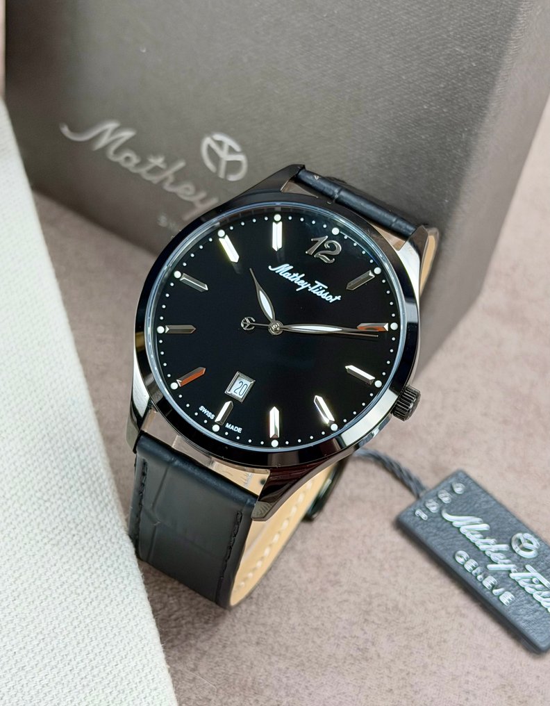 Mathey-Tissot - Urban Date Black - χωρίς τιμή ασφαλείας - H411NN - Άνδρες - 2020+  #1.0