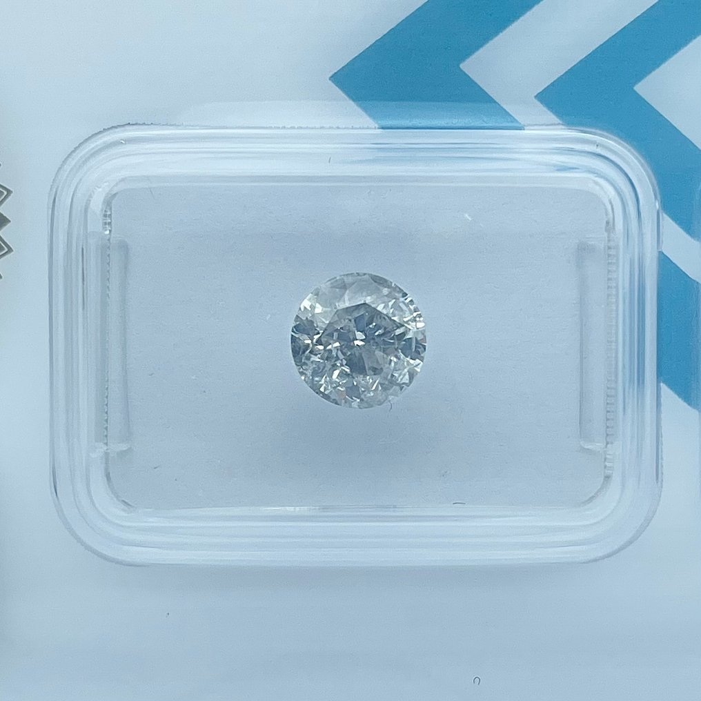 没有保留价 - 1 pcs 钻石  (天然)  - 1.13 ct - 圆形 - K - I2 内含二级 - 国际宝石研究院（IGI） #1.0