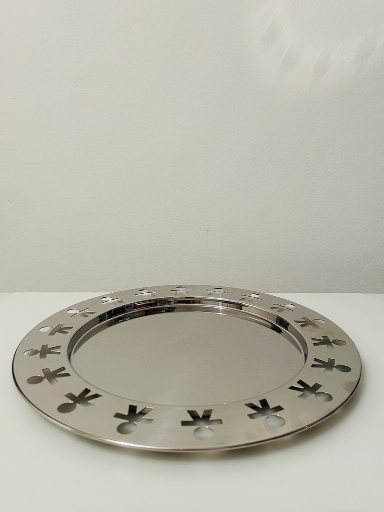 Alessi - Stefano Giovannoni, Guido Venturini - King Kong - 托盤 - 吉罗托恩多 - 鋼 #1.0