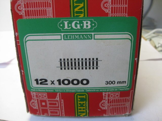 LGB G - 1000 - 模型火车车轨 (12) - 12x 直轨 L=300mm #3.2