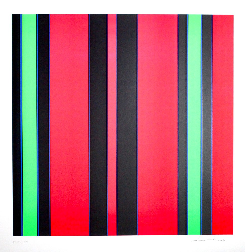 Günter Fruhtrunk (1923-1982) - Vertikale Neon #1.0