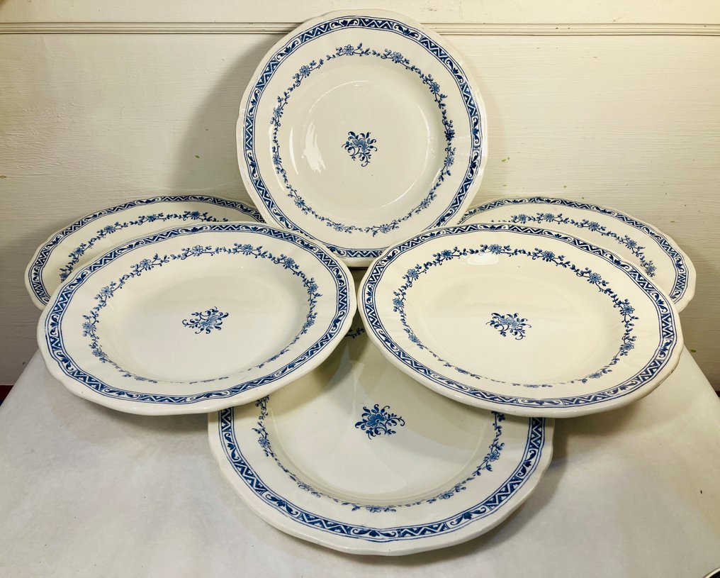 Gien - Tafelservice (6) - Dauphin - Töpferware #1.0