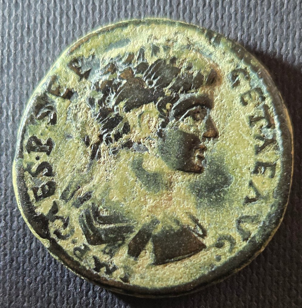 Romerriget (Provinsielt). Geta (AD 209-211). Pisidia, Antioch - Men  (Ingen mindstepris) #3.2