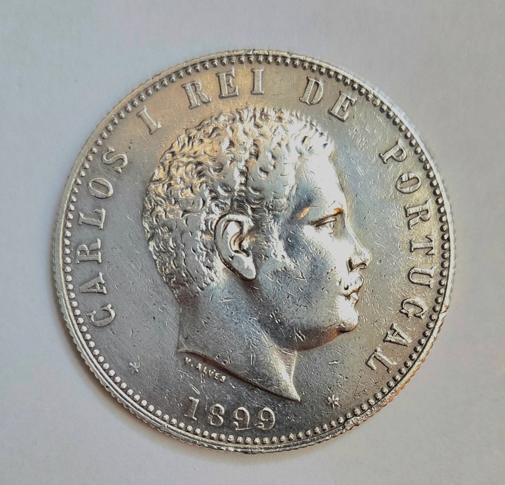 Portogallo. D. Carlos I. 1000 Reis 1899  (Senza prezzo di riserva) #2.1