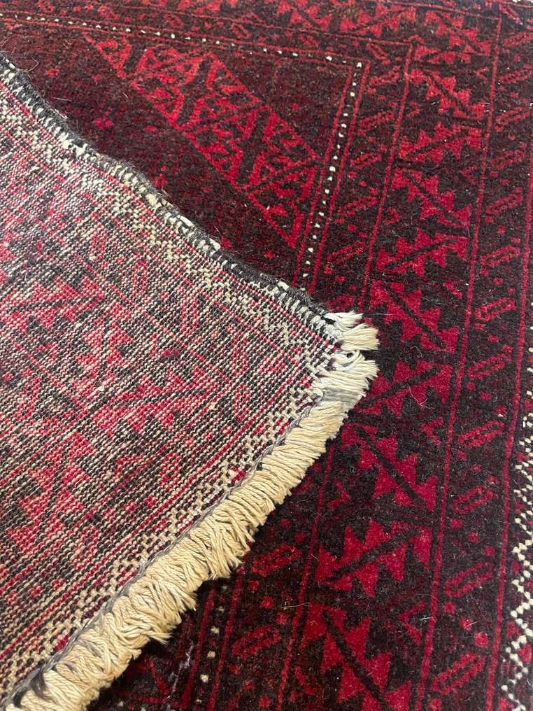 复古阿富汗土尔曼地毯 - 手工编织 - 羊毛 - 地毯 - 阿富汗 - 地毯质量 - 地毯 - 72 cm - 72 cm #4.3