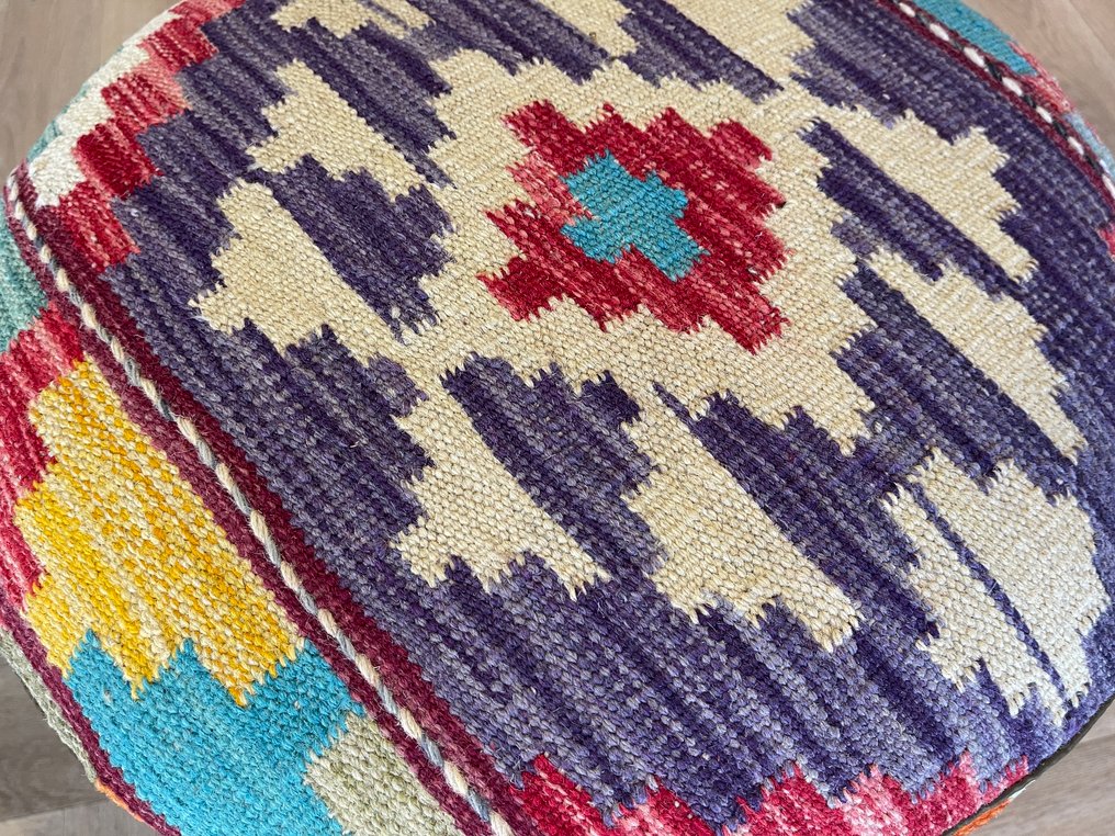 Kelim毯 - (未使用)手工编织 - 羊毛 - 色彩丰富的Kelim - 全新 - 未使用 - 小地毯 - 48 cm - 48 cm #4.3