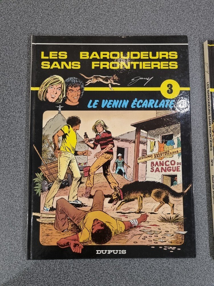 Les Baroudeurs sans frontières T1 à T4 - 2x B + 2x C - 4 Άλμπουμ - Πρώτη έκδοση - 1983/1986 #4.3