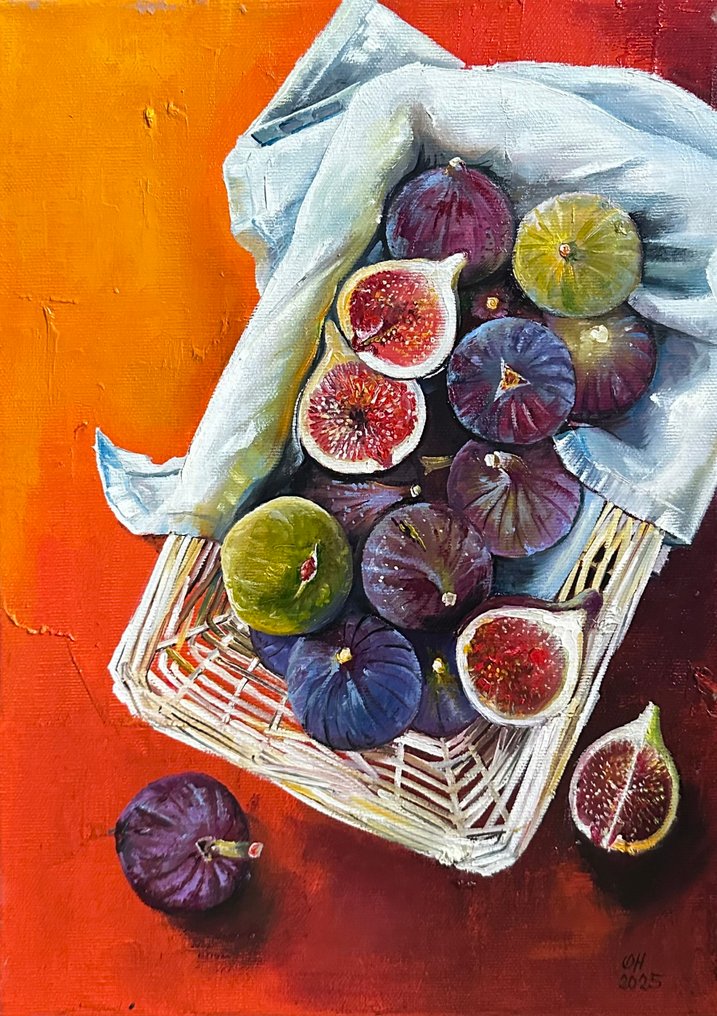 Alexander Nakonechny (1971) - Figs in basket #1.0