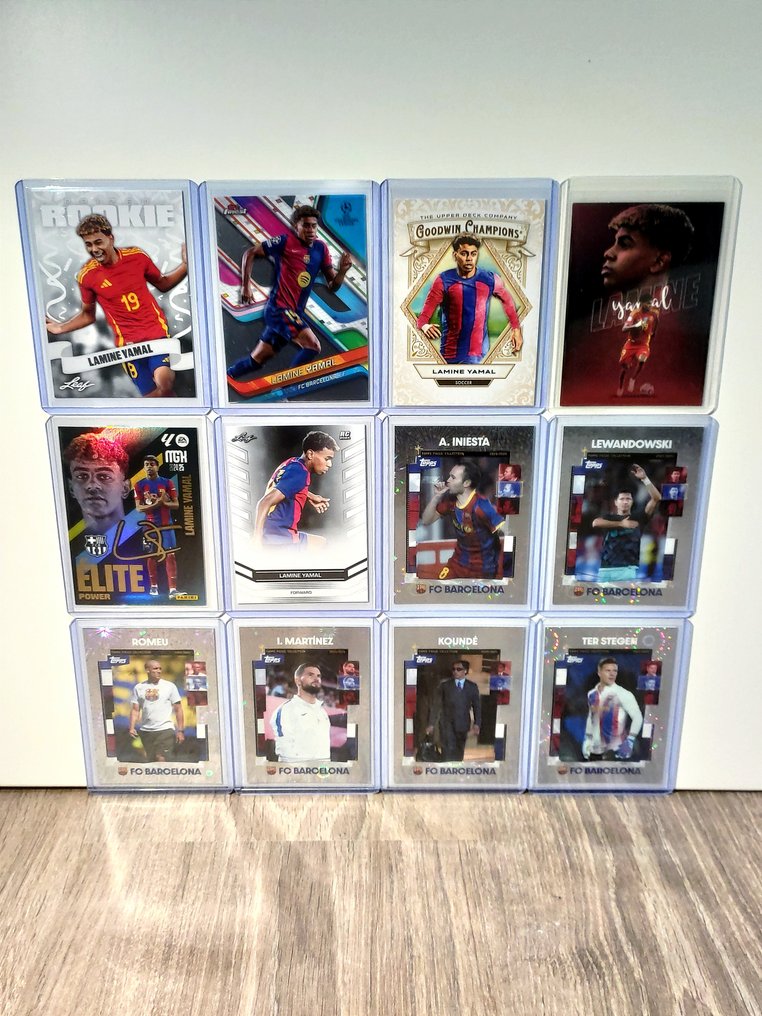Topps / Panini / UD / Leaf Lamine Yamal & Barcelona Focus - 12 Card - Excellent (EX) #1.0
