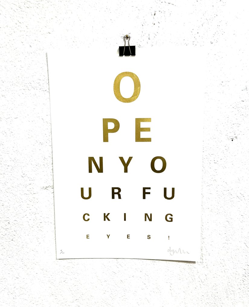 Alex Bucklee (XX) - Eye Test - Gold Hot Foil #1.0
