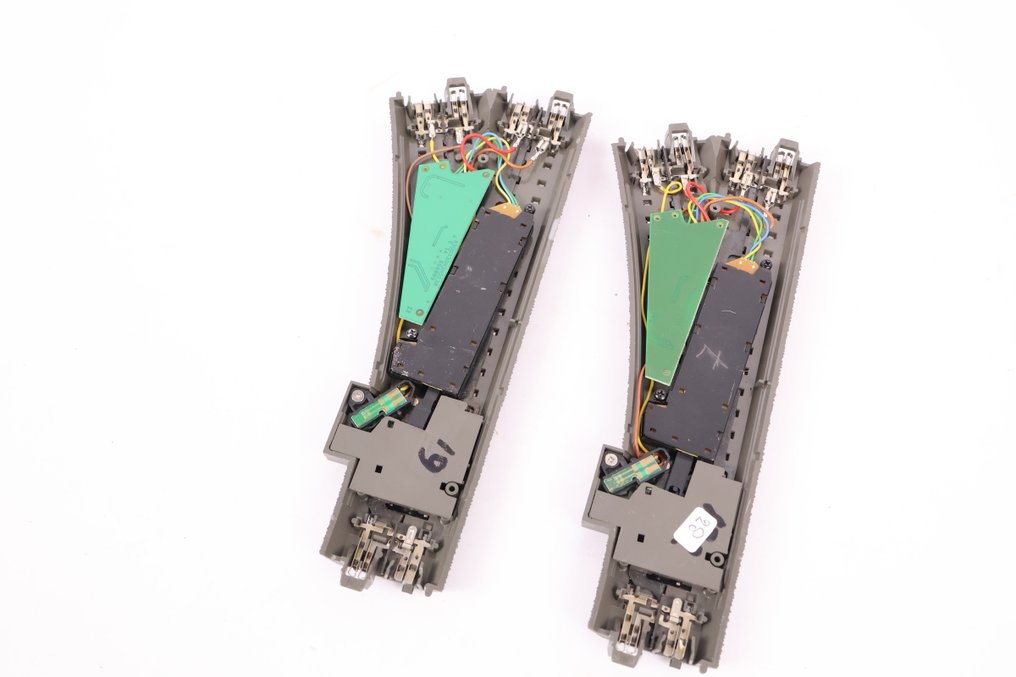 Märklin H0 - 24612/74490/74460 - Γραμμές τρένου μοντελισμού (2) - Δύο ψηφιακές C-Rails αντιστραφείς #4.3