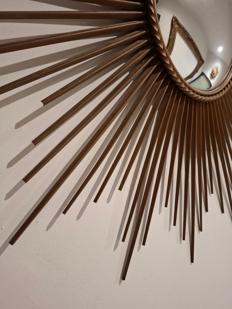 Chaty Vallauris - Καθρέφτης  - Χάλυβας - Καθρέφτης ήλιου 85cm υπογεγραμμένος #4.3