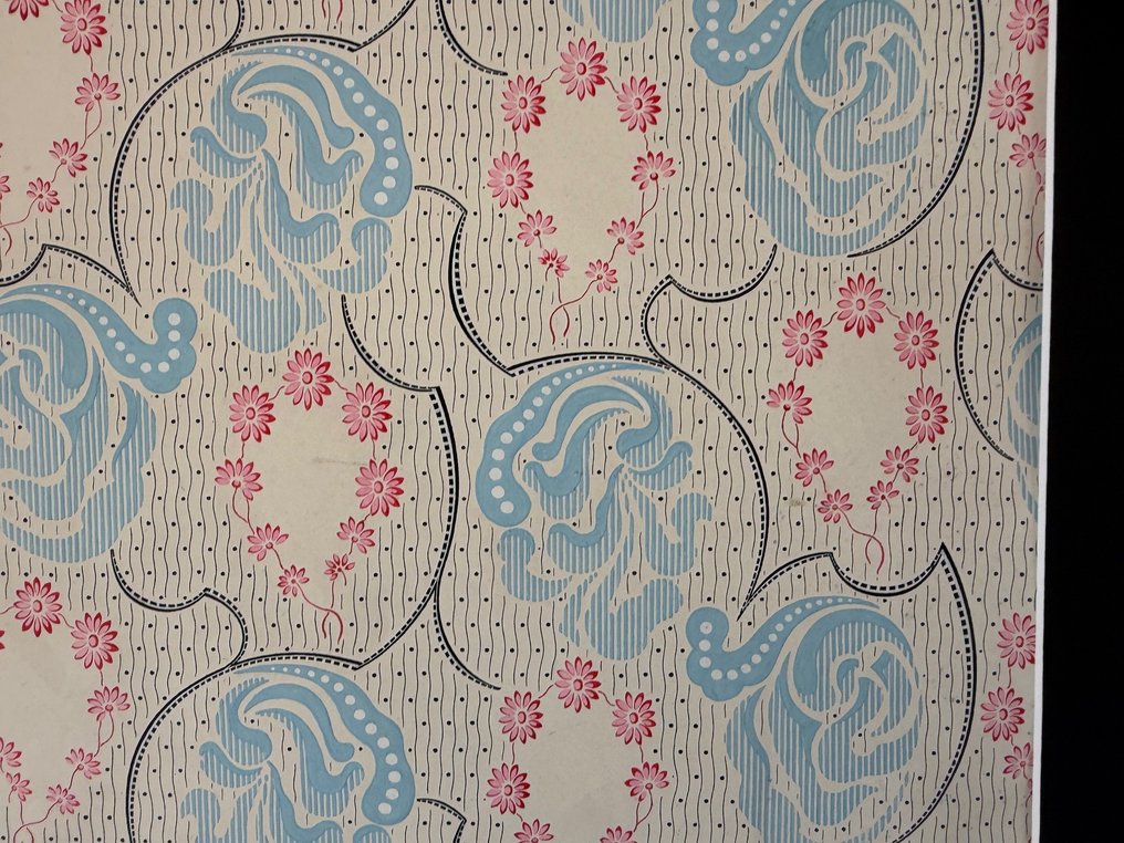 École russe (XX) - Nuages d'azur et constellations florales #2.1