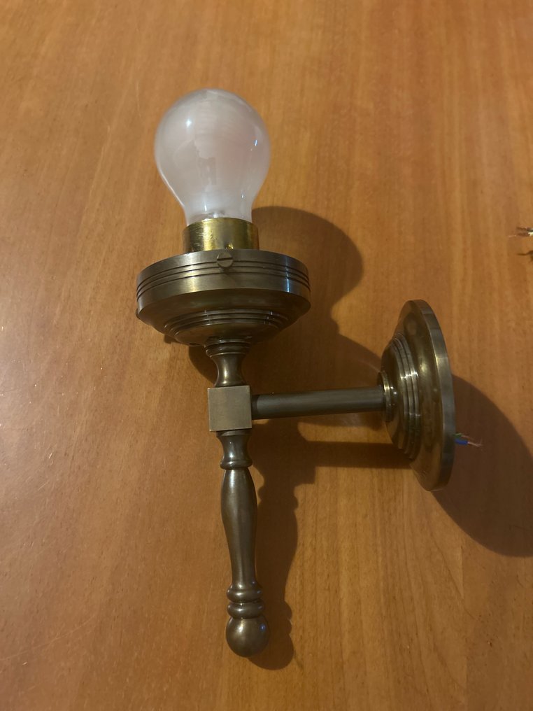 壁突式照明 (2) - 黄铜, 玻璃 #4.3