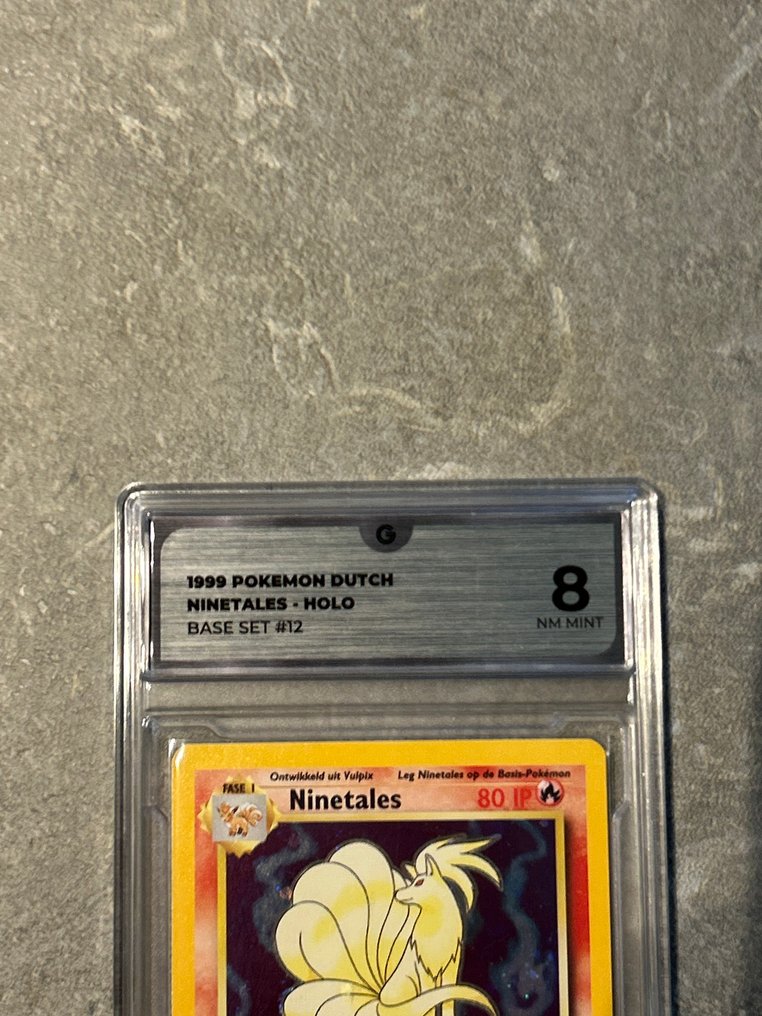 Pokémon - 1 Graded card - Ninetales 12 - GG 8 - WOTC - Υπογεγραμμένη κάρτα, επαληθευμένη και βαθμολογημένη #2.1