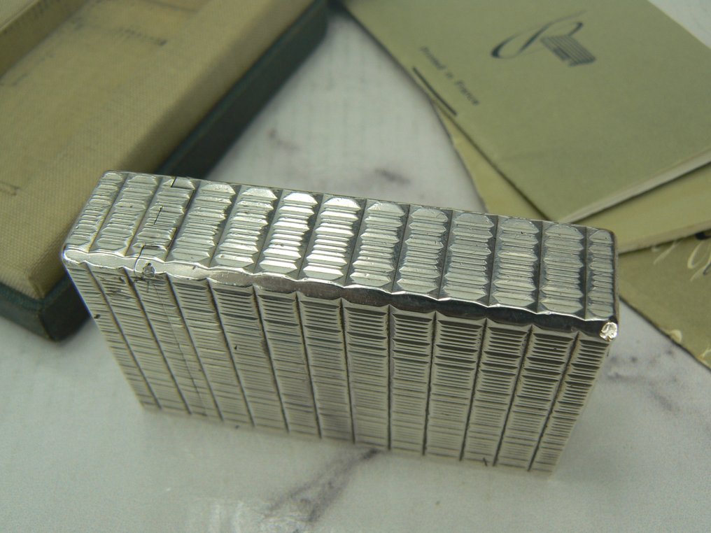 S.T. Dupont - Prince de Galle - Αναπτήρας τσέπης - Silver plated #3.2