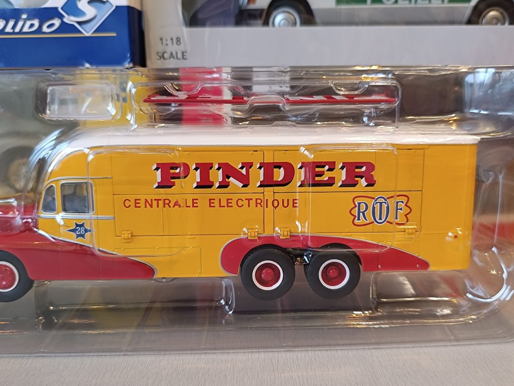 Direkt Collections 1:43 - 模型汽车 (2) - Pinder Centrale Electrique truck and caravan #4.3