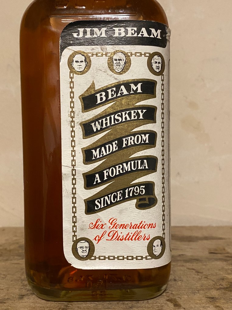 Jim Beam Kentucky Straight - Metal Cap - b. 1970s, 1980s - 70cl #2.1