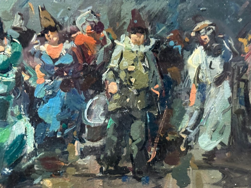 Nicola Canzanella (1929-2014) - La festa in maschera #1.0