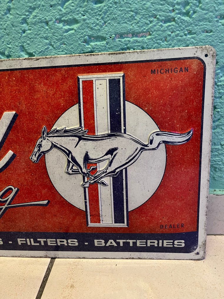 Ford - 福特野马广告牌 - 广告标牌 - Mustang - 金属, 铝 #3.2