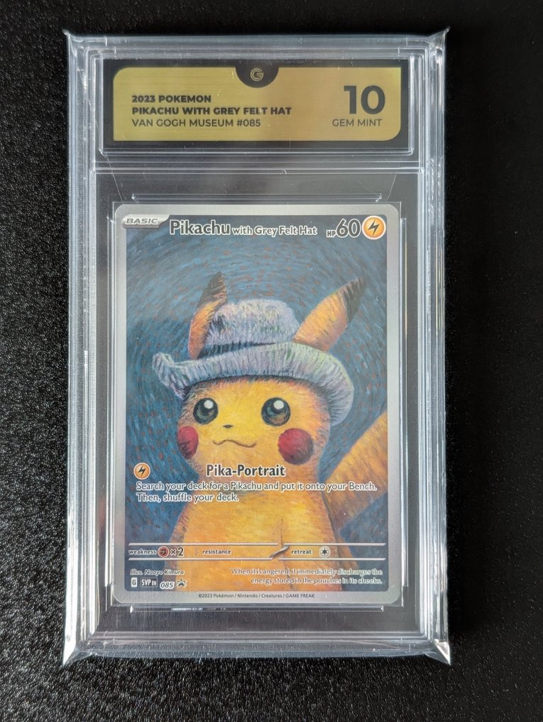 Pokémon Graded card - Pikachu with Grey Felt Hat 085 限量版 - GG 10 - Various sets #2.1