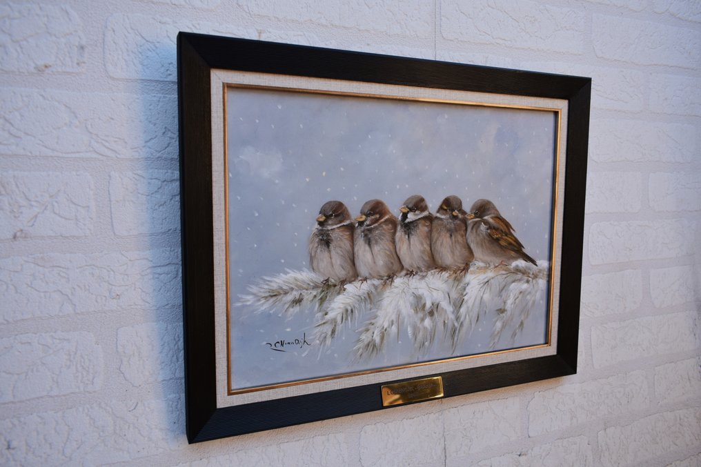 Lodewijk Busing 1965 -  / CH van Dijk - 5 Musjes - Winter #4.3