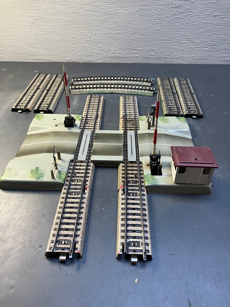 Märklin H0 - 7192, 7193, 5115, 5116 - Model train attachment (8) - Fully automatic double-track level crossing #2.1
