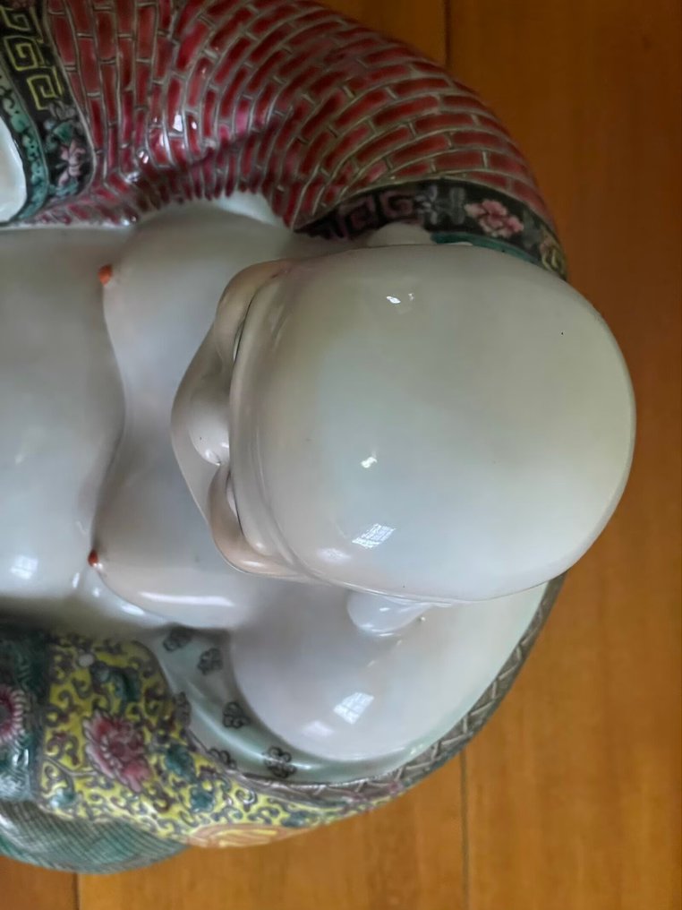 Budai Maitreya Buddha - 瓷 - 中国  (没有保留价) #4.3