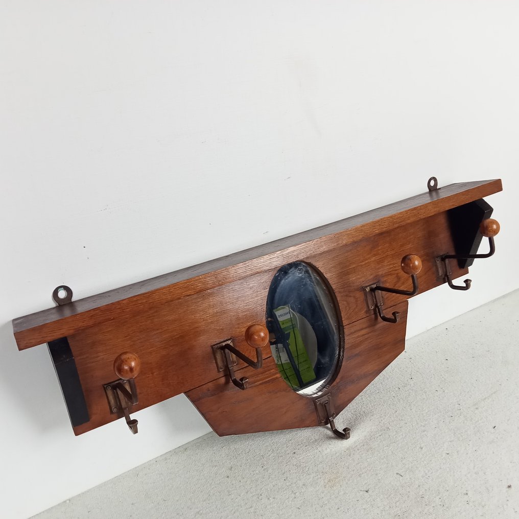 Cabide - Carvalho - Gancho com bola de madeira. #1.0