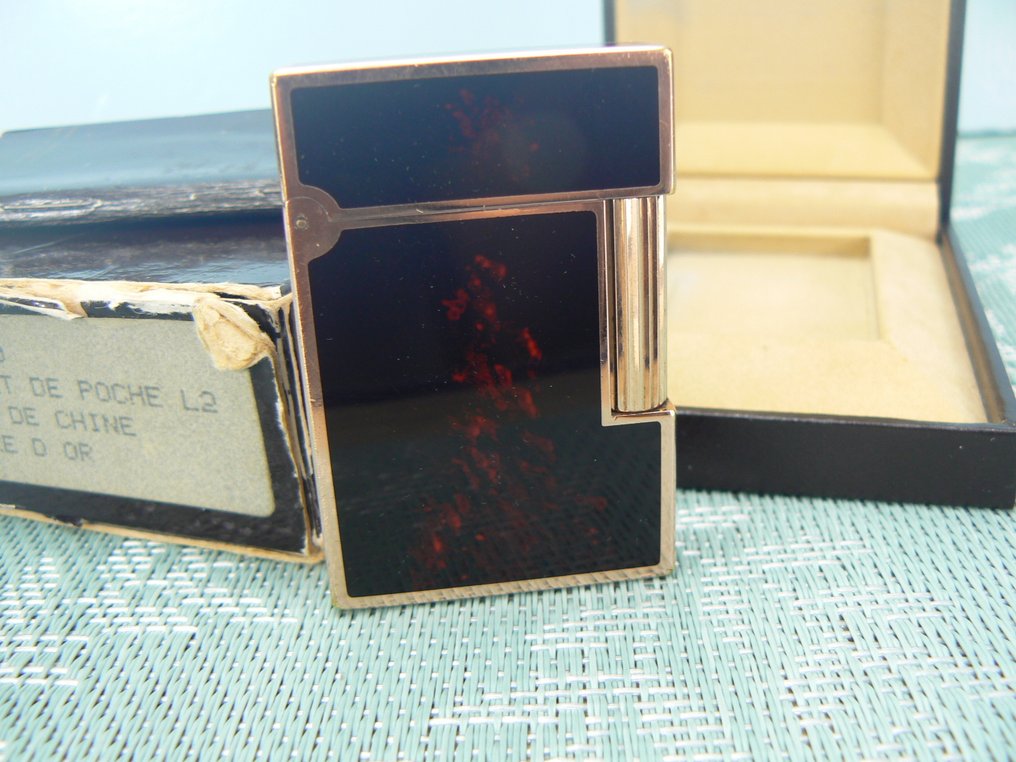 S.T. Dupont - Line 2 - Αναπτήρας τσέπης - Κινεζική βερνίκι #1.0