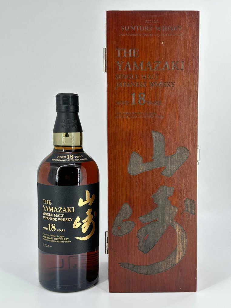 Yamazaki 18 years old Wooden Box - Suntory  - 70厘升 #1.0
